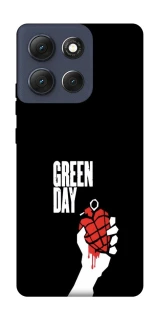 Чехол на Motorola Moto G86 Green Day logo фото 1 Чехол на Motorola Moto G86 Green Day logo фото 1 из 1