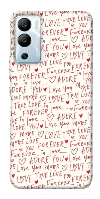 Чехол на Infinix Hot 12i Love aesthetic ver.4 фото 1 из 1