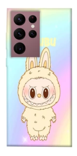 Чохол на Samsung Galaxy S22 Ultra Fluffy Rainbow Labubu фото 1 з 1