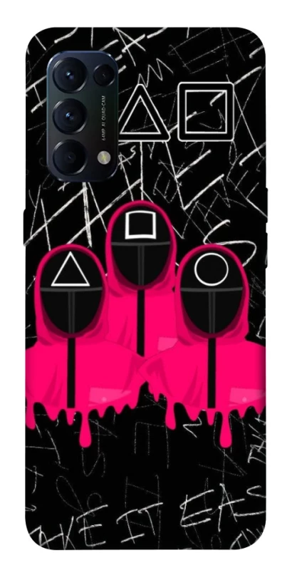 Чохол на Oppo Reno 5 4G squid game v4 фото 1 з 1