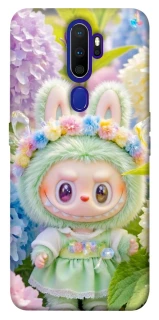 Чехол на Oppo A5 (2020) / Oppo A9 (2020) Labubu & Flowers ver.2 фото 1 из 1