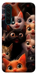 Чохол на Huawei Honor 20 Pro happy cats фото 1 з 1