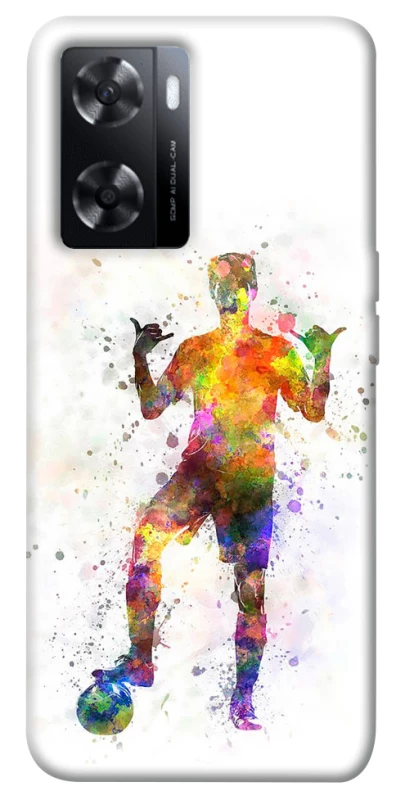 Чохол на Oppo A57s Football Player v3 фото 1 з 1