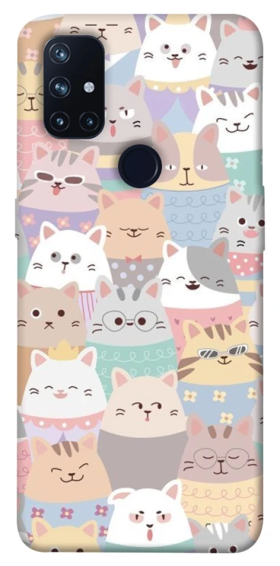 Чехол на OnePlus Nord N10 5G Funny Kittens ver.2 фото 1 из 1