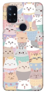 Чохол на OnePlus Nord N10 5G Funny Kittens ver.2 фото 1 з 1