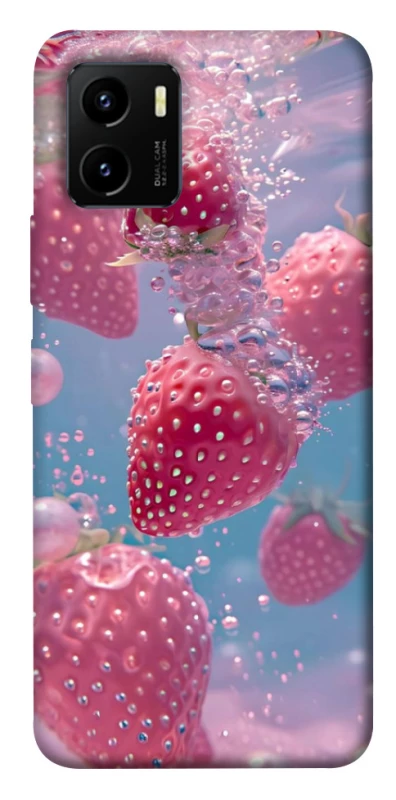 Чехол на Vivo Y15s Клубника в воде фото 1 из 1