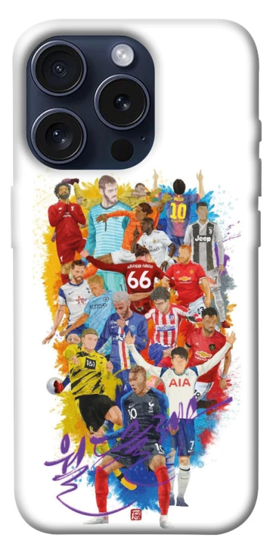 Чехол на Apple iPhone 15 Pro (6.1") Football Abstract v2 фото 1 из 1