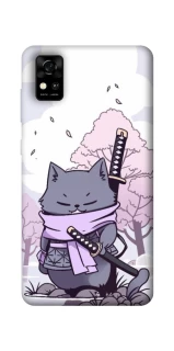 Чохол на ZTE Blade A31 Samurai cat фото 1 Чохол на ZTE Blade A31 Samurai cat фото 1 з 1