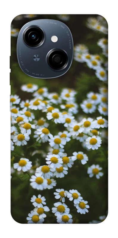 Чехол на TECNO Spark Go 1 Ромашки v13 фото 1 из 1