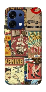 Чохол на Oppo A6 Pro 4G/5G Retro collage ver.2 фото 1 з 2