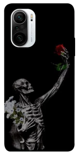 Чехол на Xiaomi Redmi K40 / K40 Pro / K40 Pro+ / Poco F3 Skeleton vs Rose фото 1 из 1
