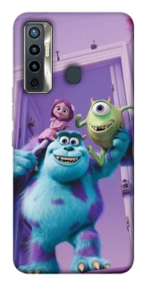 Чохол на TECNO Camon 17 Monsters friends фото 1 з 1