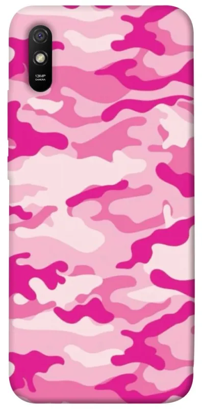 Чохол на Xiaomi Redmi 9A camouflage pink фото 1 з 1