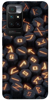 Чехол на Xiaomi Redmi 10 Огненые руны фото 1 из 1