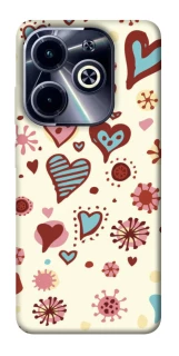 Чехол на Infinix Hot 40i Pretty hearts фото 1 из 1