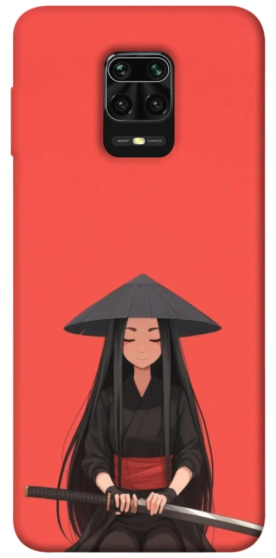 Чохол на Xiaomi Redmi Note 9s / Note 9 Pro / Note 9 Pro Max Red samurai фото 1 з 1