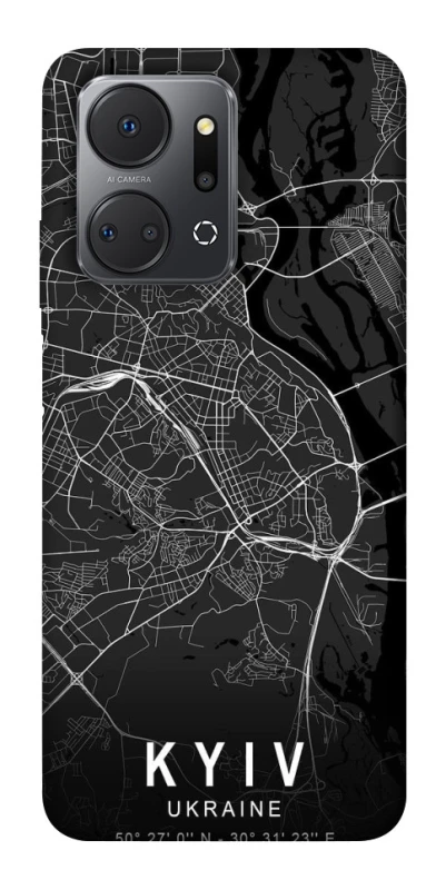 Чехол на Huawei Honor X7a Kyiv map фото 1 из 1