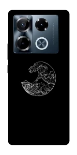 Чохол на Infinix Note 40 Pro 4G Black tsunami фото 1 Чохол на Infinix Note 40 Pro 4G Black tsunami фото 1 з 1