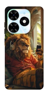 Чехол на TECNO Spark Go 2024 Лев v2 фото 1 из 1