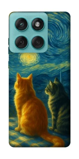Чехол на Motorola Edge 60 Fusion Cats under the stars фото 1 Чехол на Motorola Edge 60 Fusion Cats under the stars фото 1 из 1