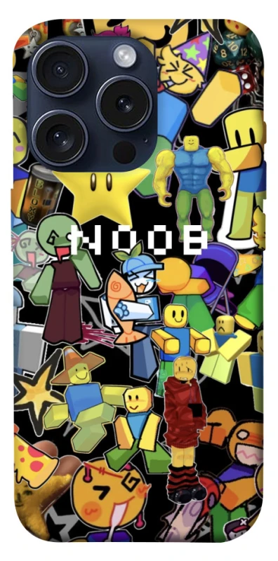 Чохол на Apple iPhone 15 Pro (6.1") Roblox Noob фото 1 з 1