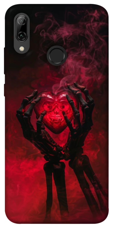 Чохол на Huawei P Smart (2019) Heart in the hands of a skeleton фото 1 з 1
