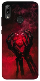Чехол на Huawei P Smart (2019) Heart in the hands of a skeleton фото 1 из 1