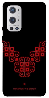 Чохол на OnePlus 9 Pro Чорно-червона вишиванка фото 1 з 1