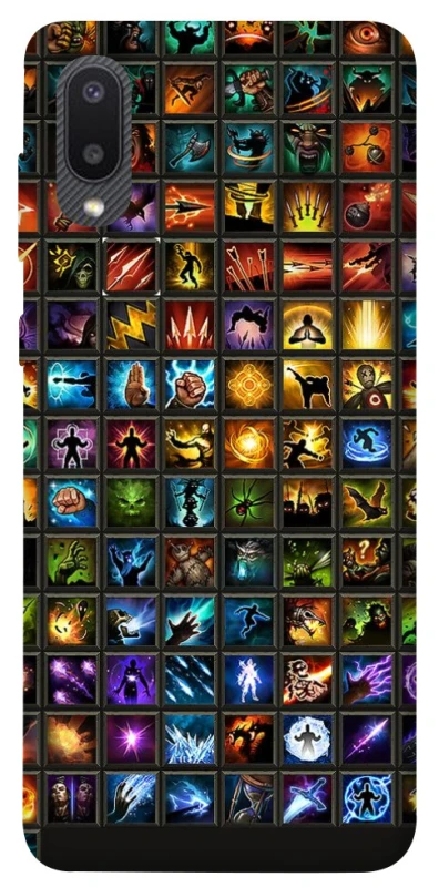 Чехол на Samsung Galaxy A02 Abilities menu ver.3 фото 1 из 1