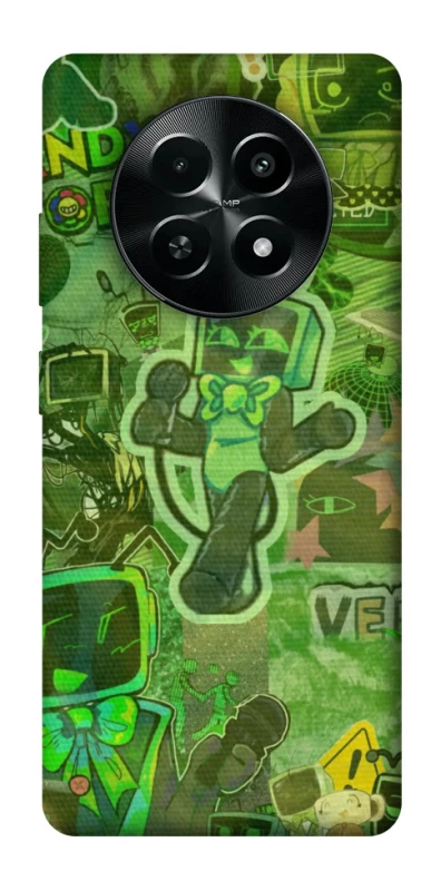 Чохол на Realme Narzo 70x Dandysworld tv green theme фото 1 з 1