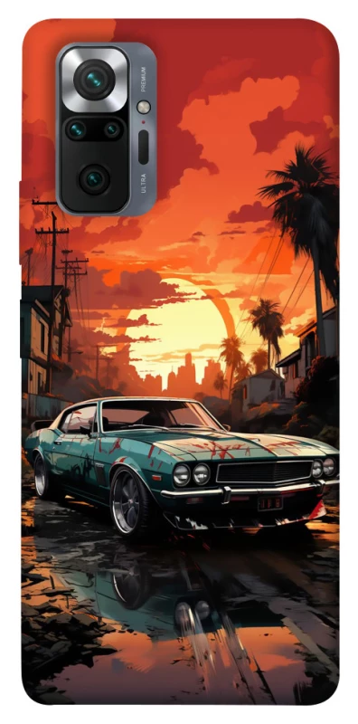 Чохол на Xiaomi Redmi Note 10 Pro Car at sunset фото 1 з 1