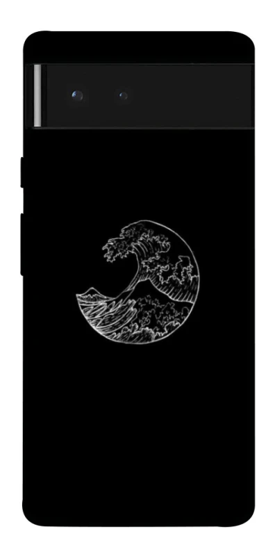 Чехол на Google Pixel 6 Black tsunami фото 1 из 1