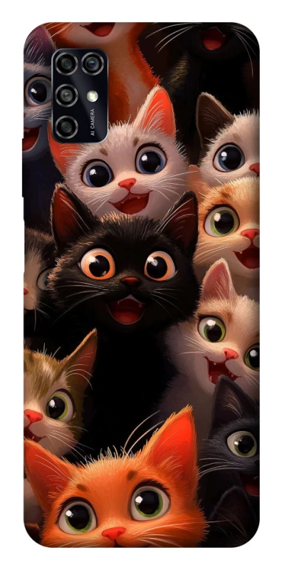 Чохол на ZTE Blade V2020 Smart happy cats фото 1 з 1