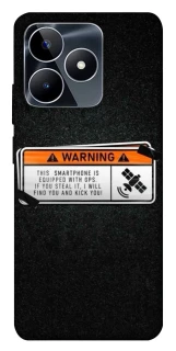 Чохол на Realme C53 Warning фото 1 з 1