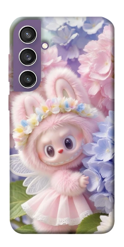 Чохол на Samsung Galaxy S23 FE Labubu & Flowers ver.1 фото 1 з 1