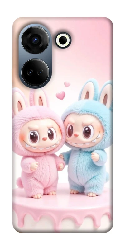 Чохол на TECNO Camon 20 Pro (CK7n) Labubu Twins фото 1 з 1