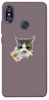 Чохол на Xiaomi Redmi Note 5 Pro / Note 5 (AI Dual Camera) cat matcha фото 1 з 1