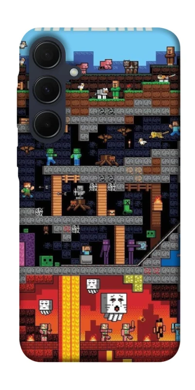 Чохол на Samsung Galaxy A55 Minecraft фото 1 з 1
