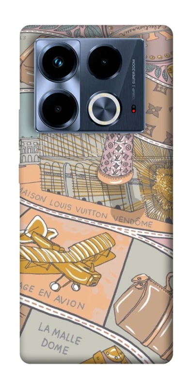 Чехол на Infinix Note 40 4G Fashion collage ver.2 фото 1 из 1