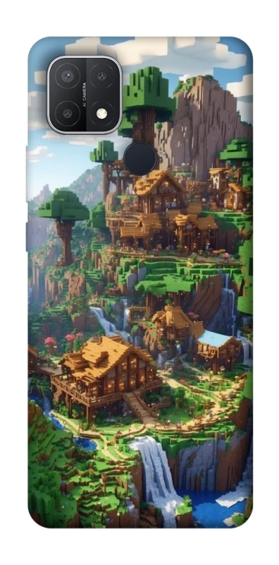 Чохол на Oppo A15s / A15 Minecraft universe фото 1 з 1