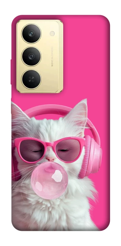 Чехол на Realme 14x Pink kitty фото 1 из 1