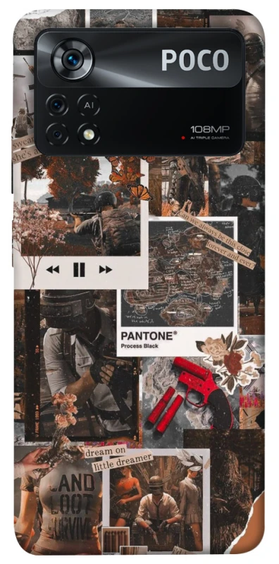Чохол на Xiaomi Poco X4 Pro 5G PUBG Collage фото 1 з 1