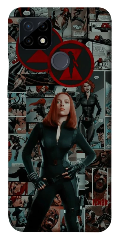 Чохол на Realme C21 Black Widow фото 1 з 1