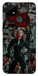 Чехол на Realme C21 Black Widow фото 1 из 1