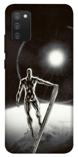 Чохол на Samsung Galaxy A02s Срібний серфер фото 1 з 1