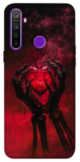 Чохол на Realme 5 Heart in the hands of a skeleton фото 1 з 1