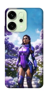Чехол на Oppo Reno 14 Cyber space girl ver.4 фото 1 из 1