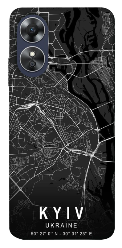 Чохол на Oppo A17 Kyiv map фото 1 з 1