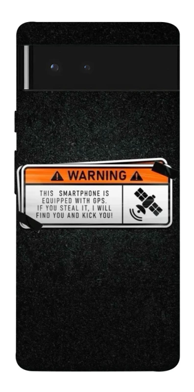 Чохол на Google Pixel 6 Warning фото 1 з 1