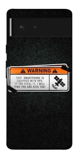 Чохол на Google Pixel 6 Warning фото 1 з 1